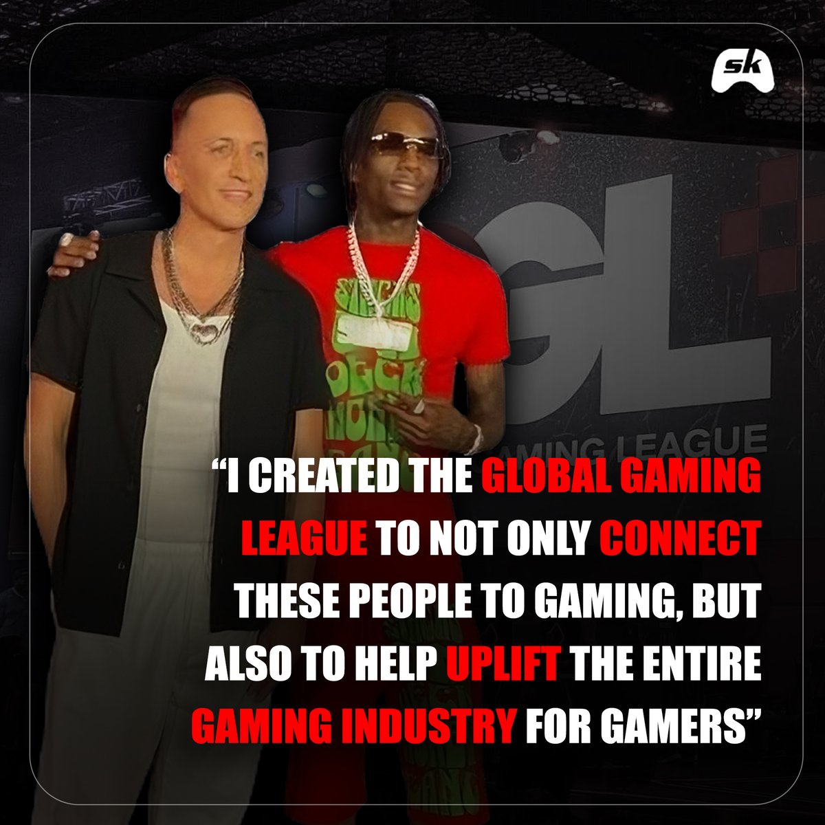 skesportsgaming's tweet photo. Sportskeeda Gaming and @Kevin_Hitt got to talk with Founder Clinton Sparks about Video Gaming collide, at Vegas Launch of new Global Gaming League earlier this month. @ClintonSparks @GlobalGamingGGL 

Read here: https://t.co/7jhdBAjYR2 https://t.co/K4cubtJs2j