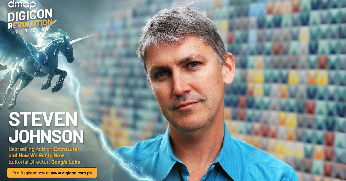 TekkiePinas's tweet image. 🚀 DMAP&apos;s DigiCon is excited to announce that Google&apos;s NotebookLM co-creator Steven Johnson will speak on leading the digital &apos;REVOLUTION.&apos; Don’t miss out on this game-changing session! 💡📱 #DigiCon2024 #DigitalRevolution #StevenJohnson 

Read 📌 buff.ly/4cOM4Bg