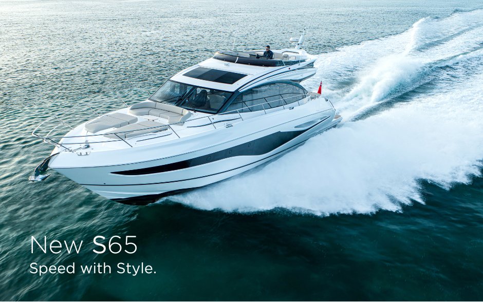 The new Princess S65. Performance, craft and exceptional style all in one.
Be among the first to explore the World Premieres of our S-Class models: the all-new Princess S80 and the new Princess S65 at this year's Cannes Yachting Festival from the 10th - 15th September.

#cyf2024
