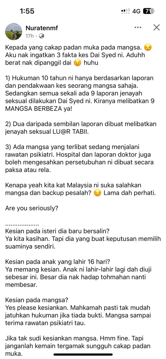 AbudiAlsagoff's tweet photo. Uish 9 mangsa. 

2 mangsa dilaporkan seks luar tabie 😳 https://t.co/ueD9LXvbZu