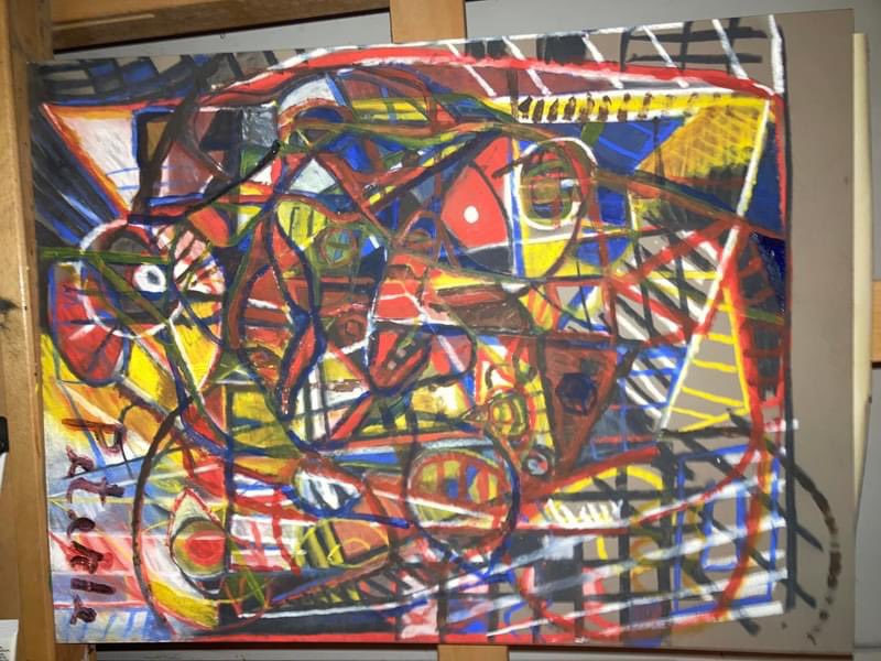 ArtistPeterle's tweet photo. A Cubist Animation by Nick Peterle. (In Progress). #art #artist #paintings #painting #cubism #nickpeterle #peterle #inprogress https://t.co/0hk476Es5f