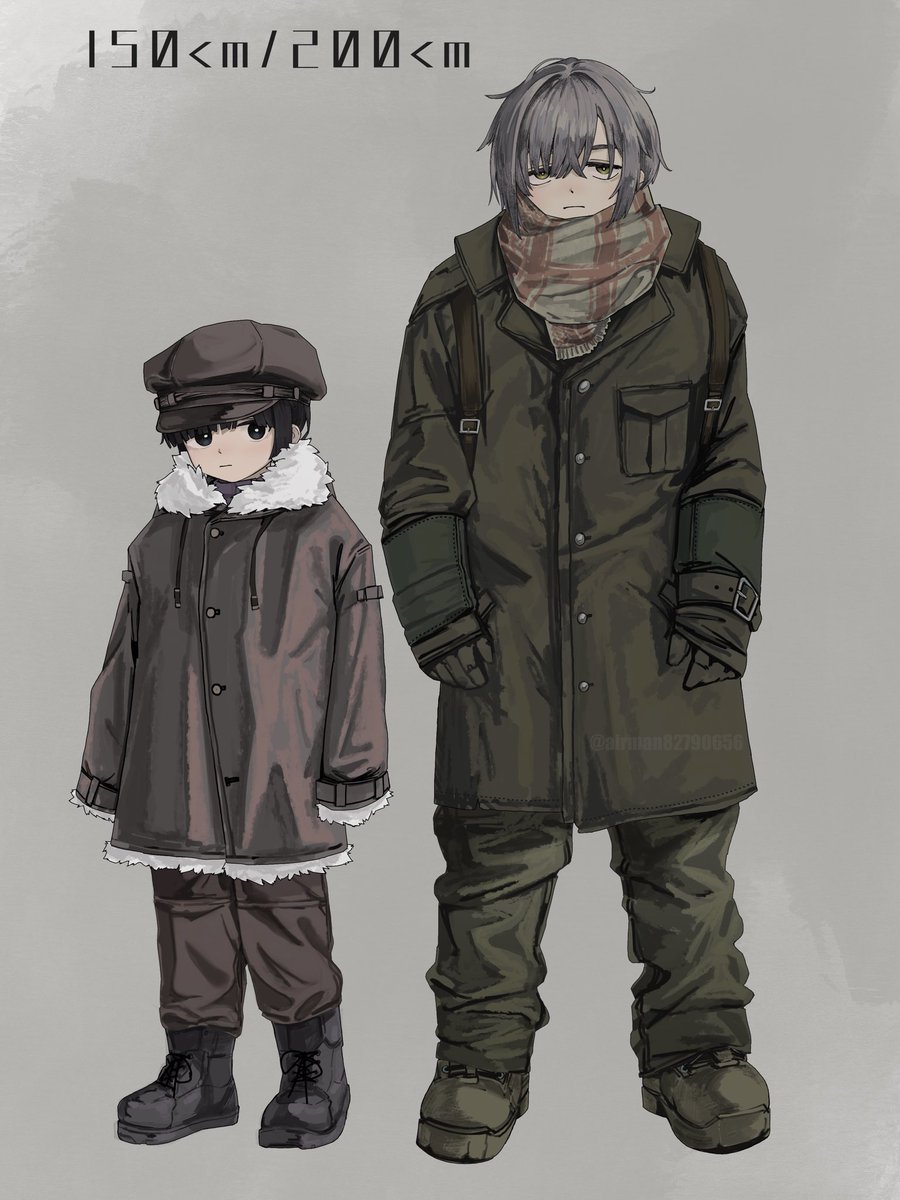 airman82790656's tweet photo. 体格差のある2人。すごい寒いところにいます https://t.co/QbgDzUHsTT