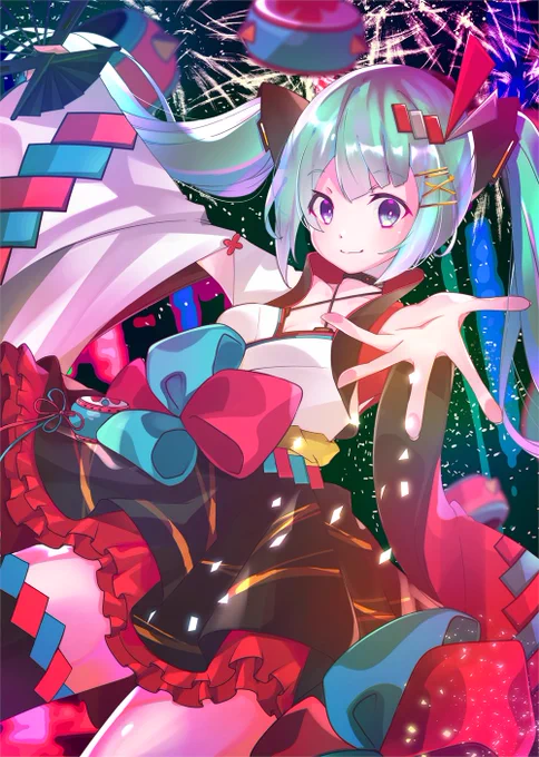 #初音ミク誕生祭2024 ミクさんお誕生日おめでとー! マジミラ期間中だから今まで描いたマジミラミクさん集めてみたー新しい絵は今日の夜描く配信しようかな