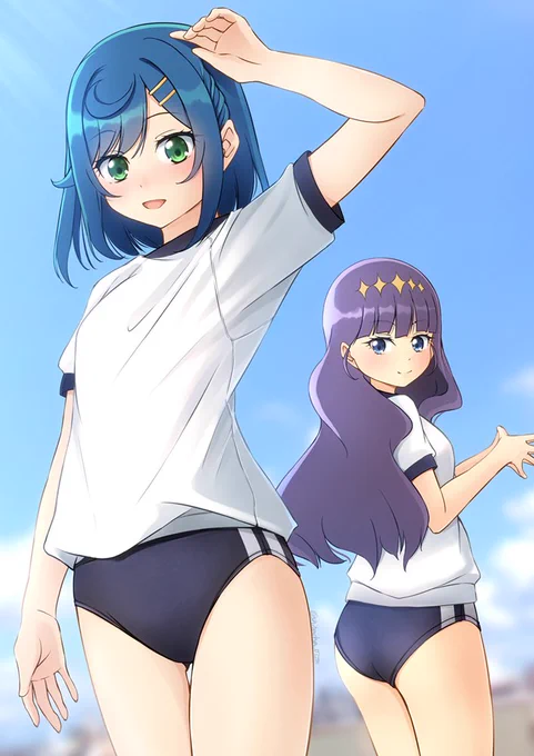 skebリクエストありがとうございましたハイカットブルマなデリシャスパーティプリキュアここねあまね 