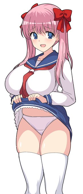 Fantia支援者様へのお礼として、「おぱんつを見せてくれる原村和ちゃん」を描きました! 