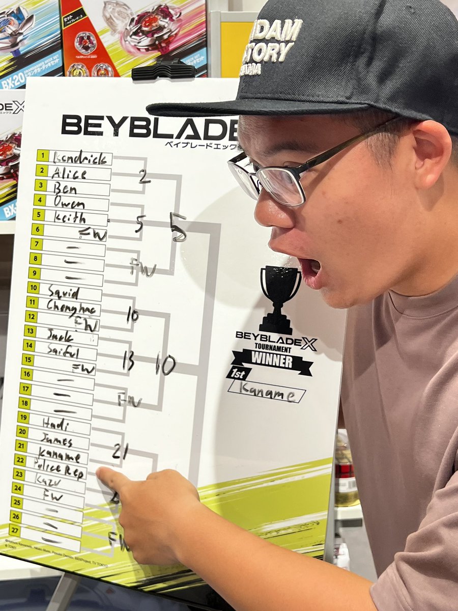 beykename1212's tweet photo. シンガポールで初めて開催された3人打ちトーナメントで優勝✌️
人少ない思ったけどこの後めっちゃ参加人数増えとったラッキー( ¨̮⋆)
G3大会無くなったけどこういった形で結果残せたのは嬉しいです✨️
シンガポールのベイ環境に馴染めたかな😆
景品のランブーでレアカウル当てれた🥳
#ベイブレードX https://t.co/9vDS5IU2bC