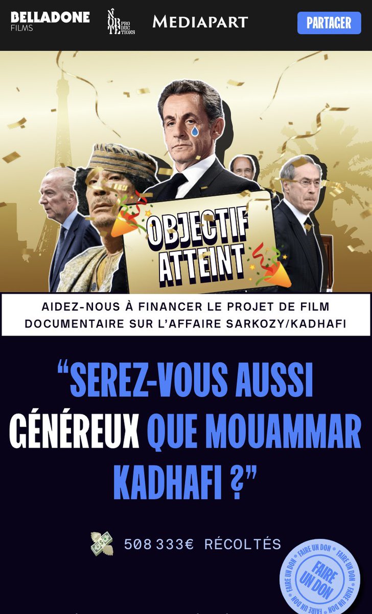 Où est l’éthique journalistique quand est prise au sérieux la parole politique d’un ex-président de la République deux fois lourdement condamné (pour corruption notamment) et en attente d’un troisième procès historique (pour association de malfaiteurs) ? Lisez plutôt <a href="/Mediapart/">Mediapart</a>😉