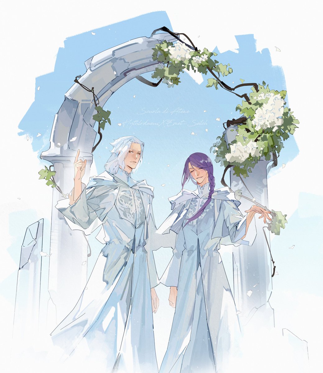 LLiusn's tweet photo. #ヒュエメ #HythHades
Scuola di Atene https://t.co/fG4tmujN17