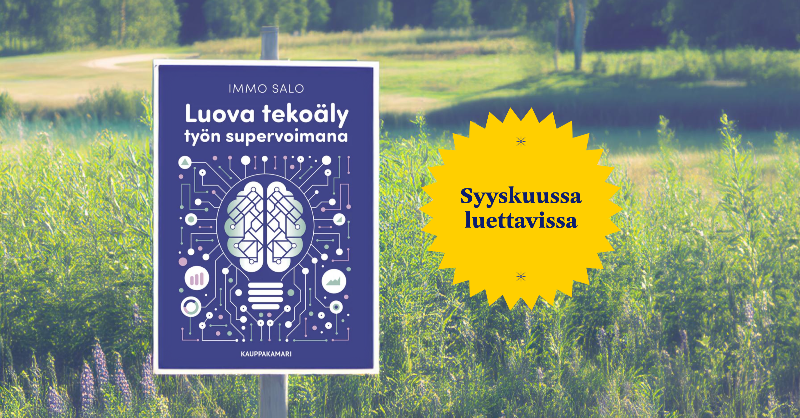 BonairoFi's tweet photo. Tekoälywebinaarit 2024:

- 3h "Luova tekoäly työn supervoimana"
- osallistujille kirja postissa
- ilmainen 1kk kokeilu Bonairo App

Tällä paketilla olet mukana tekoälyvallankumouksessa heti!