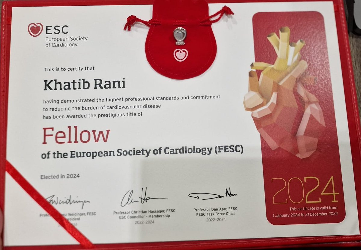 Dr Rani Khatib FESC tweet media