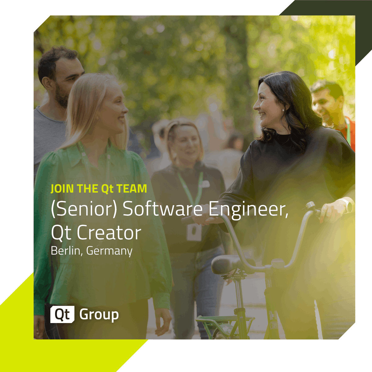 qtproject's tweet photo. 📣 We're seeking a (Senior) Software Engineer, Qt Creator to join our Berlin, Germany 🇩🇪 team!

Learn more and apply: https://t.co/MADi6TmZ3L

#NowHiring #JoinOurTeam #SoftwareEngineer #ApplicationDeveloper #Berlin https://t.co/8Cuubcd9u9