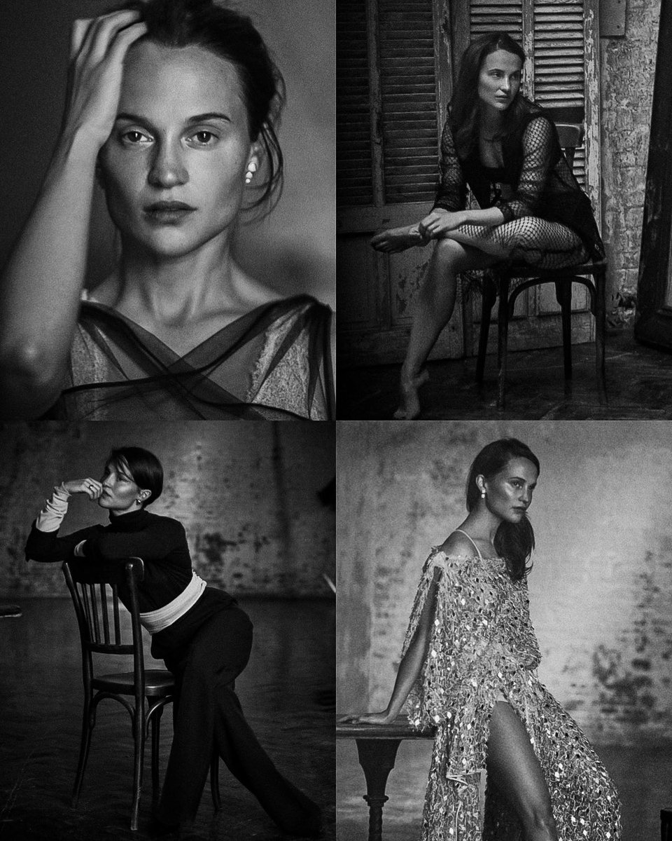 Alicia Vikander photographed by Boo George for Flaunt Magazine. 📷