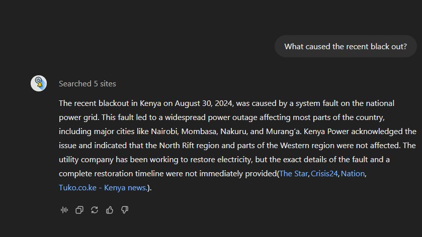 Johnwambui's tweet photo. What caused the recent Kenya Power blackout? #KPLC  

https://t.co/ns07sFHCKO

#ChatGPT #GPT #OpenAI https://t.co/tgjZhmQXrF