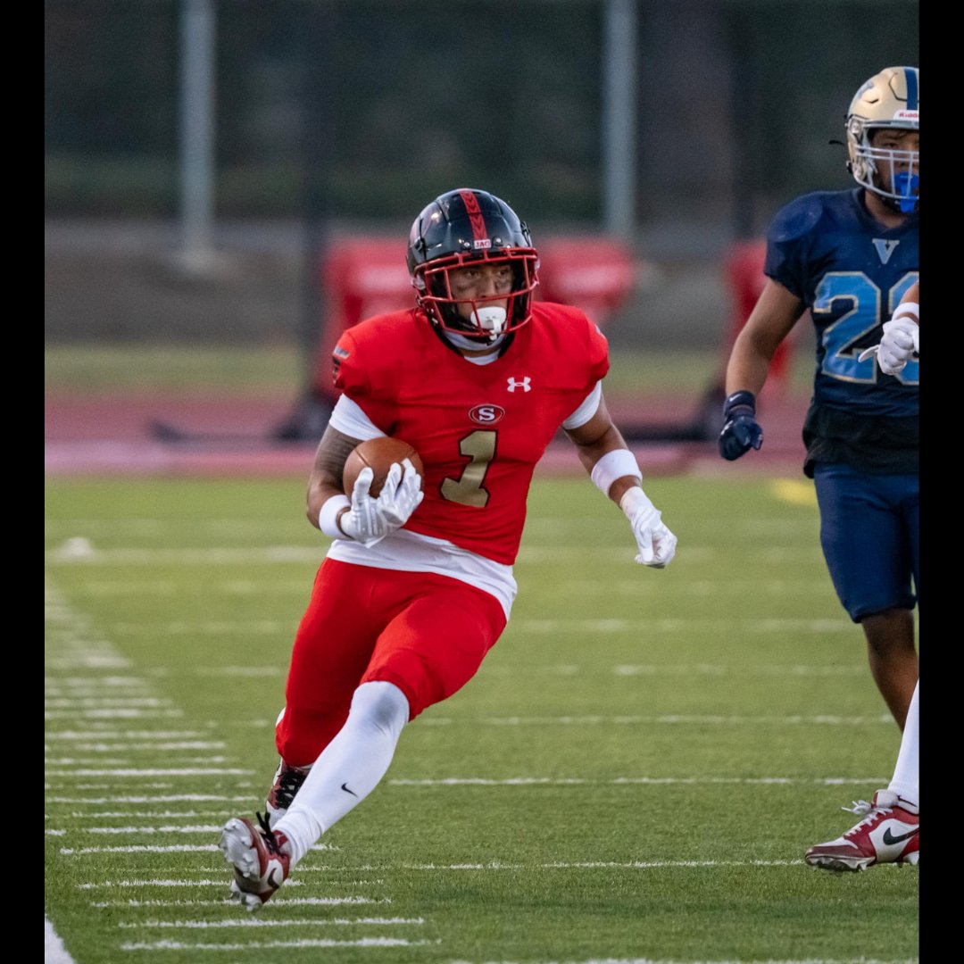 thebaus's tweet photo. The Segerstrom Jaguars pick up their second win tonight, 57-0, over the Santa Ana Valley Falcons. @coachtagaloa31
@sega_football
@sfhsjaguars
@JagAthletics
@OCSportsZone
@CIFSS
#RCLCF #segastrong #jagaurpride #FOE #thejungle https://t.co/Cgeqw8wOhE