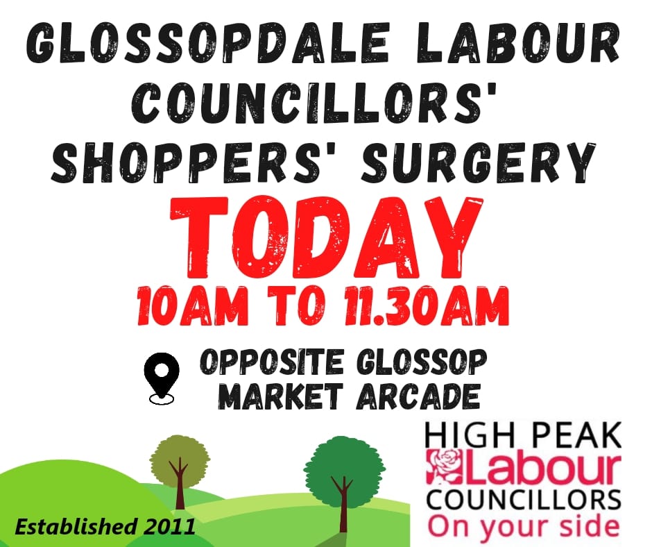 Speak to your local Labour councillors today at their regular monthly help and advice surgery. 👇🏼