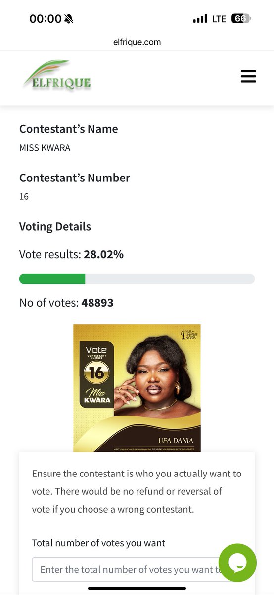 Siya_ZAR's tweet photo. Miss Kwara was bullied by Nigerians for her looks, South Africans saw it as unfair and supported her. 

The votes are officially over, and she is leading with over 48.8k votes. Congratulations Ufa Dania 🎊👑🇿🇦

South African don't have hate for humans. They just hate crime. https://t.co/KQFH5lIvqB