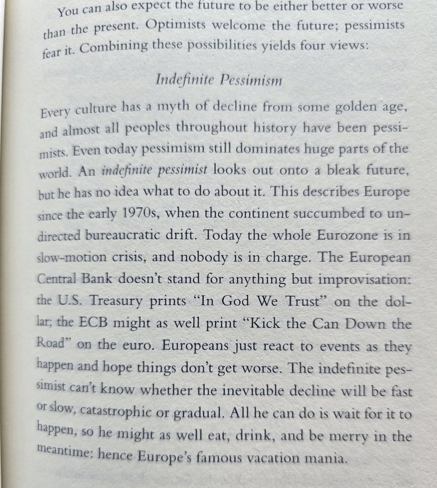 storiedilopez's tweet photo. @GiorgiaMeloni @matteosalvinimi questo è quello che scrive Peter Thiel, una delle menti più geniali del nostro tempo. 

Possiamo evitare di seguire quello che dice l’unione europea e far tornare l’Italia a quello che era un tempo e invertire questa rotta di “crisi a rallentatore” https://t.co/4SVH9gs8Lh