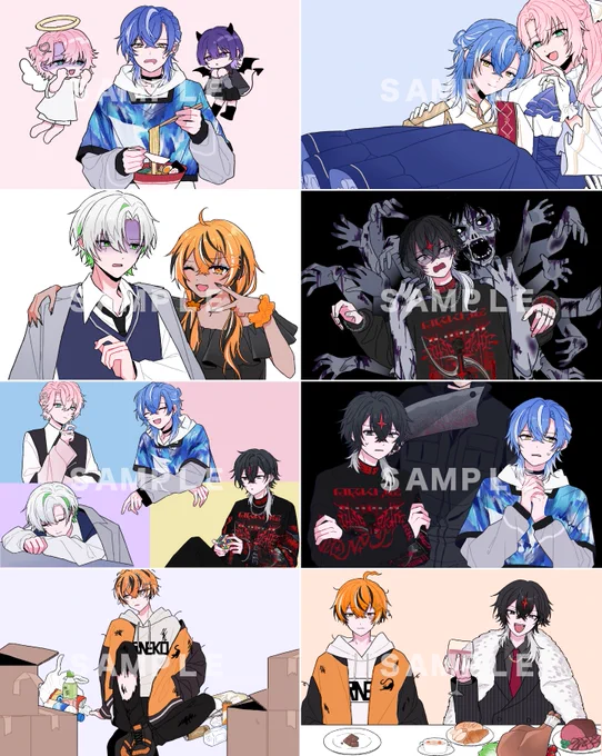 〔 works 〕

VOISING所属   #クロノヴァ 様( #Chronover_info )の動画サムネイルイラスト数点描かせていただいております。
よろしくお願いします。

▷◀ https://t.co/ucWafeCn2T 