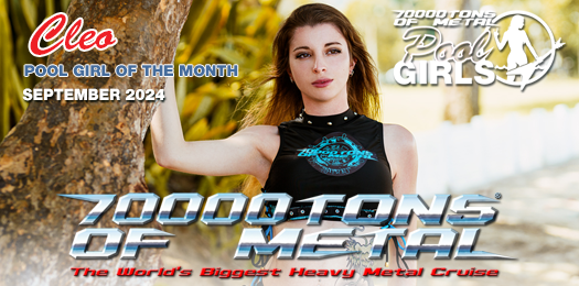 70000tons's tweet image. Download the SEPTEMBER 2024 #70000TONS OF METAL #PoolTeam #PoolGirl #PoolBoy Of The Month wallpaper calendar -  bit.ly/PoolGirlCal  #MetalCruise   

Photo Credit: Bianca Berger and Timo Maczollek