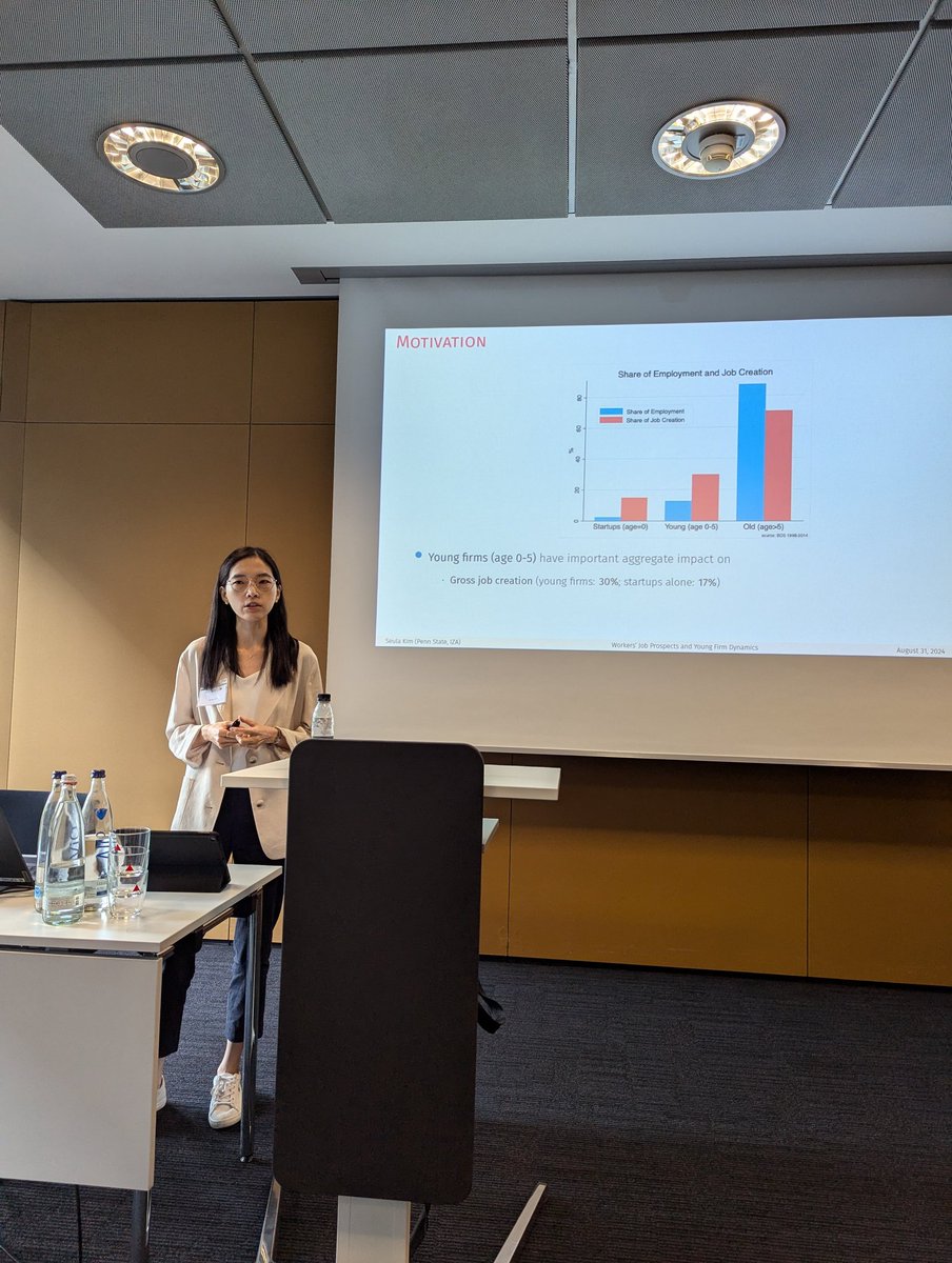 Andreas Gulyas (@andreas_gulyas) on Twitter photo We are continuing our <a href="/EPoS224/">CRC TR 224 EPoS Bonn-Mannheim</a> labor market workshop, co-organized with <a href="/kuhnmo/">Moritz Kuhn</a> and <a href="/EfiAdamopoulou/">Effrosyni (Efi) Adamopoulou</a>, with <a href="/_seulakim/">Seula Kim</a> presenting about workers' job prospects and young firm dynamics We are continuing our <a href="/EPoS224/">CRC TR 224 EPoS Bonn-Mannheim</a> labor market workshop, co-organized with <a href="/kuhnmo/">Moritz Kuhn</a> and <a href="/EfiAdamopoulou/">Effrosyni (Efi) Adamopoulou</a>, with <a href="/_seulakim/">Seula Kim</a> presenting about workers' job prospects and young firm dynamics