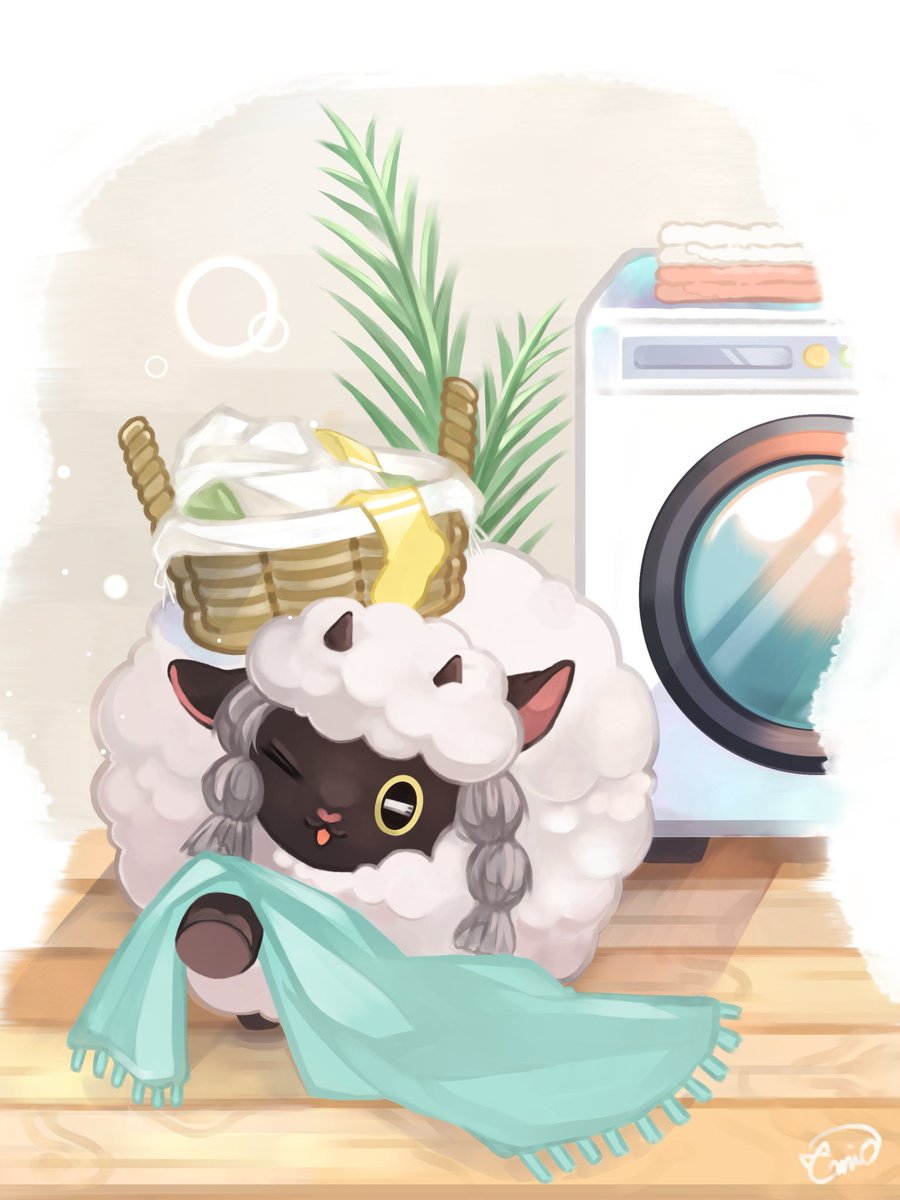 おてつだい🧺🔆☁

 #ウールーの日