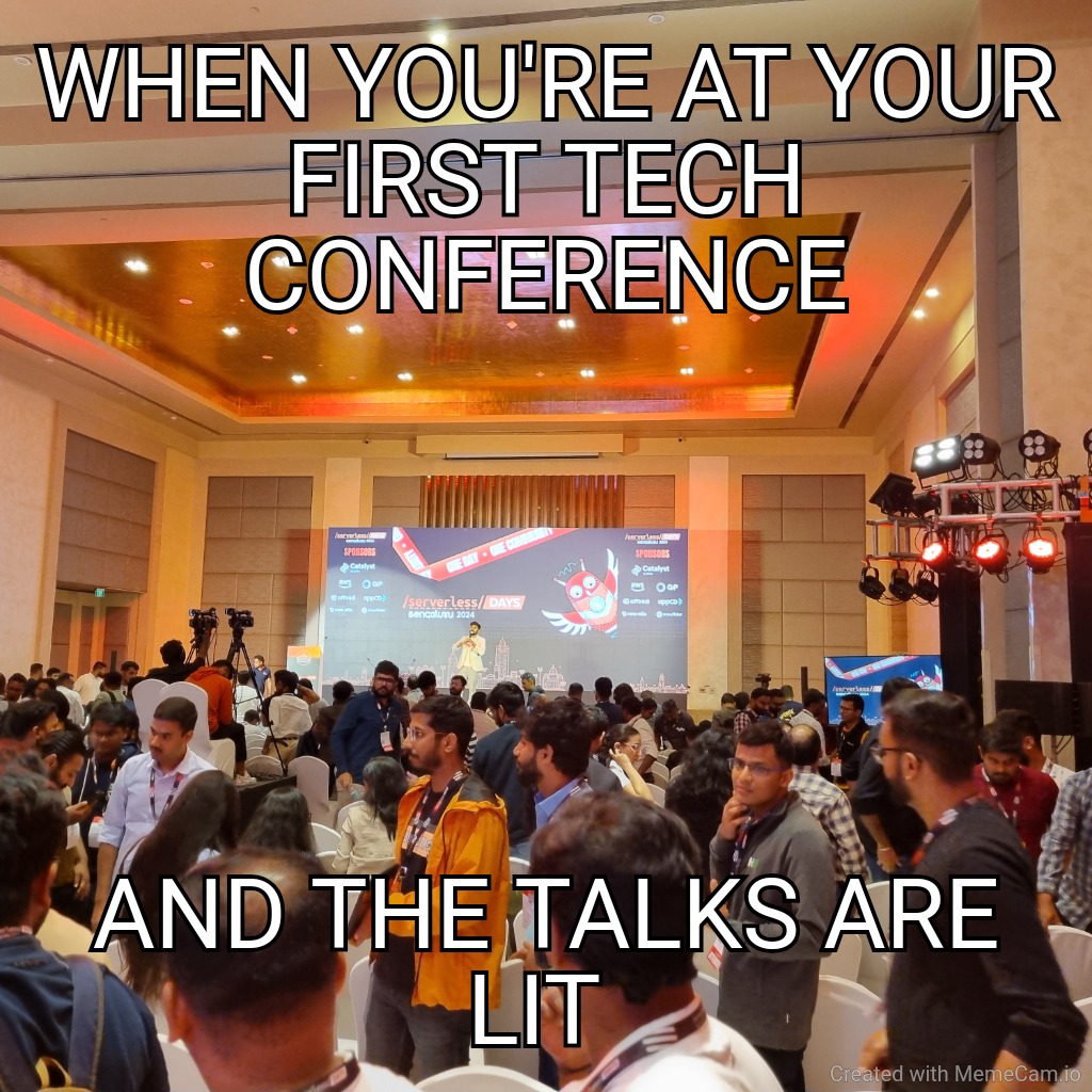 #serverlessdayblr2024

Amazing first tech conference!!