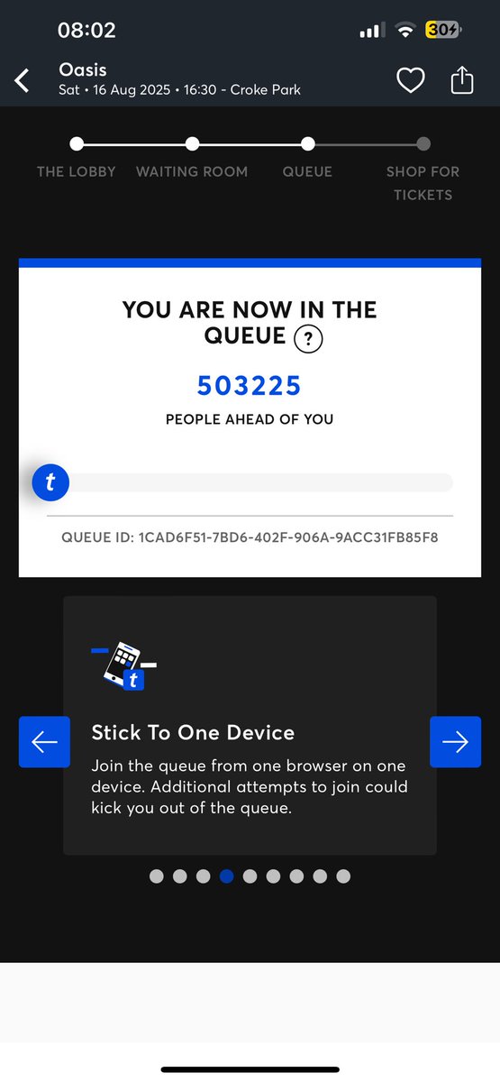 lcs_becky's tweet photo. Thought I’d give Dublin a gander for @oasis. Seems HALF A MILLION people got there before me🤣😳 https://t.co/tXLmYVOYA1