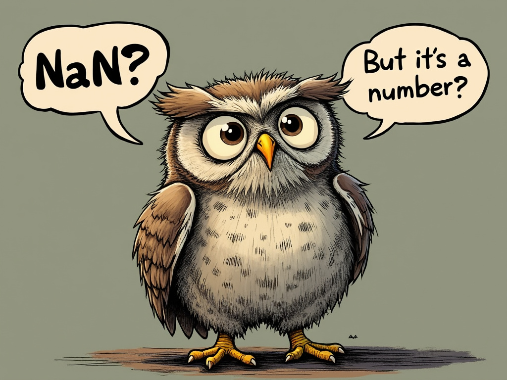 AkiraKalai's tweet image. Where NaN means Not a Number, but it&apos;s definitely a number. 🤔 #CodingConfusion