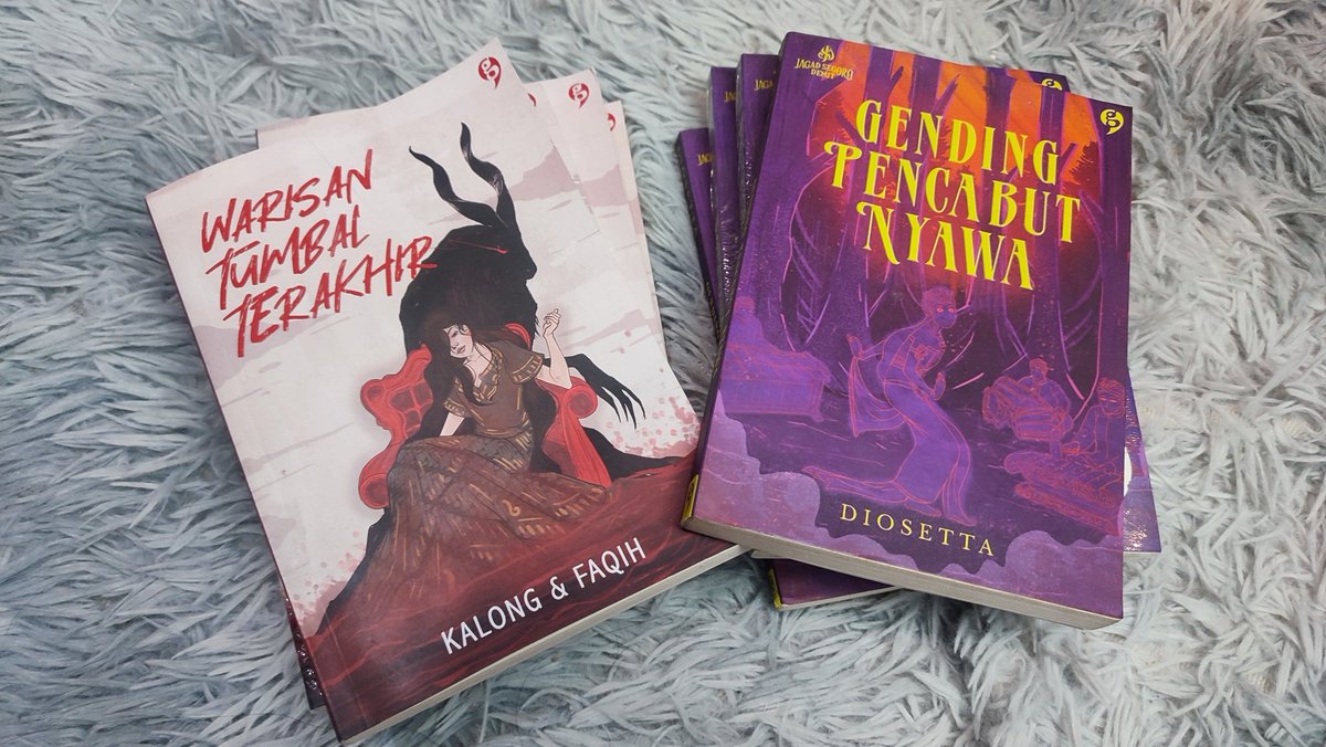 [Giveaway Buku]

Supaya literasi perhororan semakin ramai. Mimin mau bagi-bagi buku karya Mas Kalong sama Mas Diosetta

Syaratnya :
1. Follow akun <a href="/bacahorror/">Bacahorror</a> <a href="/diosetta/">Diosetta</a> dan <a href="/cerita_setann/">kalong</a>
2. Retweet postingan ini
3. Komen di bawah kalian mau buku yg mana.