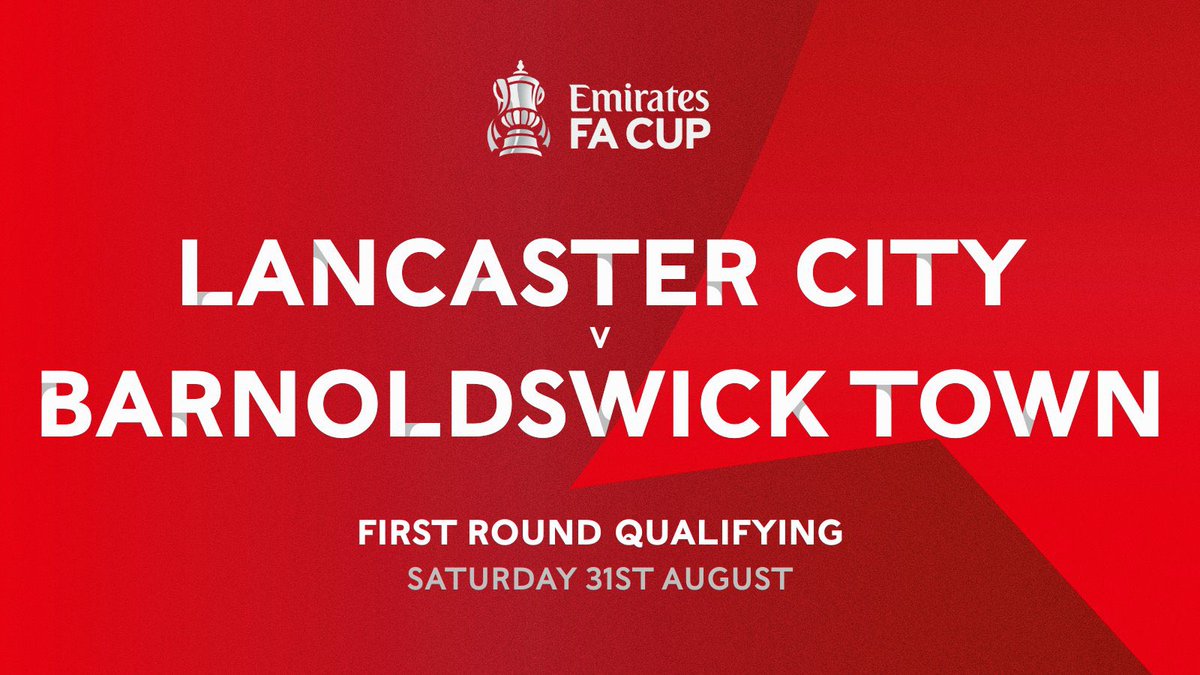 barlickfc's tweet photo. It’s Saturday… it’s Game Day, it’s @EmiratesFACup day and a trip to @LancasterCityFC for our first team ⚽️💙💛 #sewerontour https://t.co/zjFVvANwEb