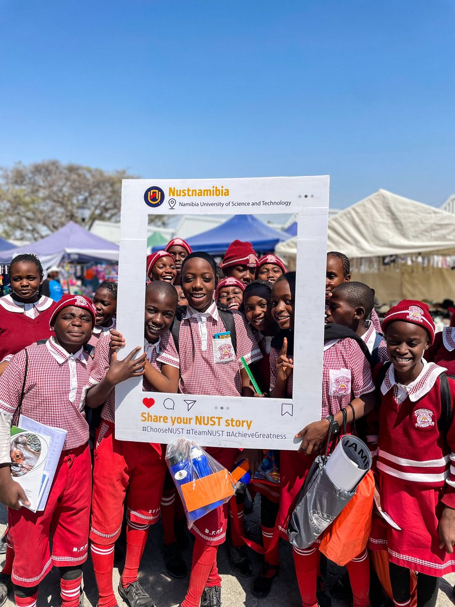 NUSTFM's tweet photo. Join us for one more day of fun and learning at #OngwedivaAnnualTradeFair2024 at the @NUST_Namibia exhibition stand inside the Queens Hall as well as at our outside stand.

#ChooseNUST #nustatoatf24 https://t.co/PStuRa5mpH