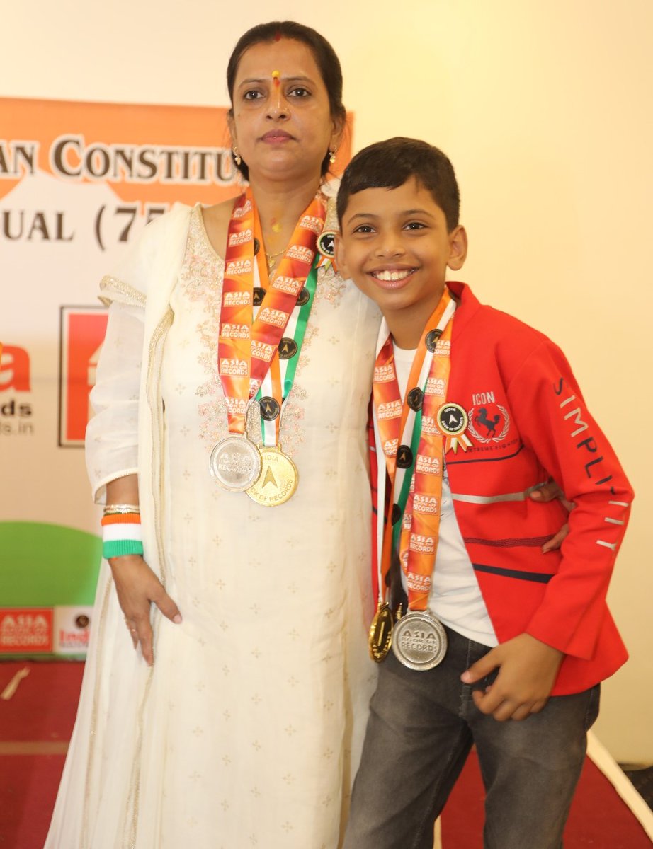 indiabookrecord's tweet image. Shivansh Kumar Masram set a record for recalling the &apos;Maximum Bold Words of a Book by a Child,&apos; flawlessly remembering bold words from pages 1 to 100 !
#IBR #MemoryMaster #Recall #RecordBreaker #IndiaBookofRecords #YoungGenius #FocusGoals #Identifying #Record #BookwormVibes