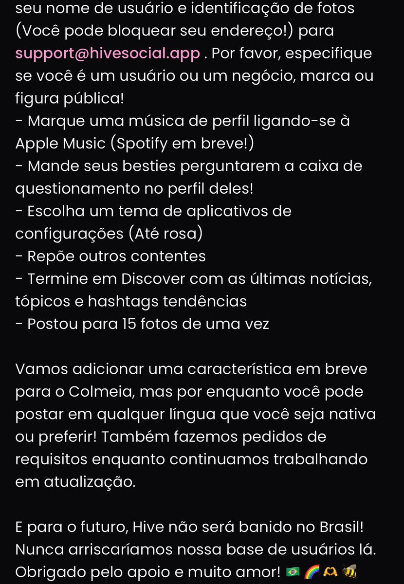 TheHIVE_Social's tweet photo. Seeing all the excited Hive posts from Brazil users makes my heart full🥹🌈🐝🫶💕 https://t.co/exmlVKWOHD