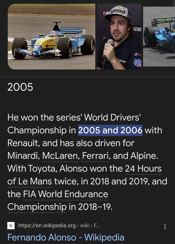 leclercsletters's tweet photo. i cant believe we'll have two drivers born on the years alonso won his championships racing against him next year, time is not real https://t.co/3URRqyKIeL