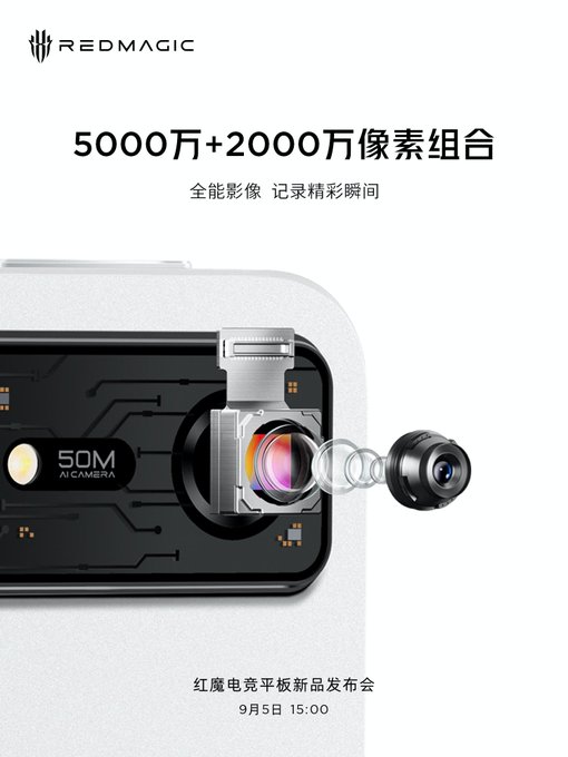 SandipM62146287's tweet image. Redmagic Gaming Tablet camera specs...
50MP Rear
20MP Front
#Redmagic #RedmagicGamingTablet #RedMagic #REDMAGIC