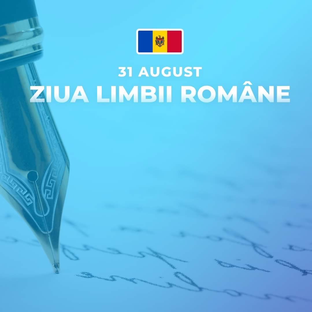 MoldovaMFA's tweet photo. On Romanian Language Day, we honor the richness of our beautiful language, a symbol of unity and identity. It connects us with our history, values, and loved ones, no matter the distance. Let's continue to promote, learn, and cherish the Romanian language with pride. https://t.co/VfcNSprsvc