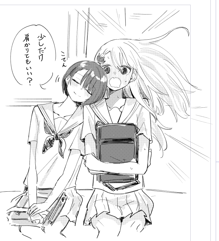 原稿合間のらくがきhrmn