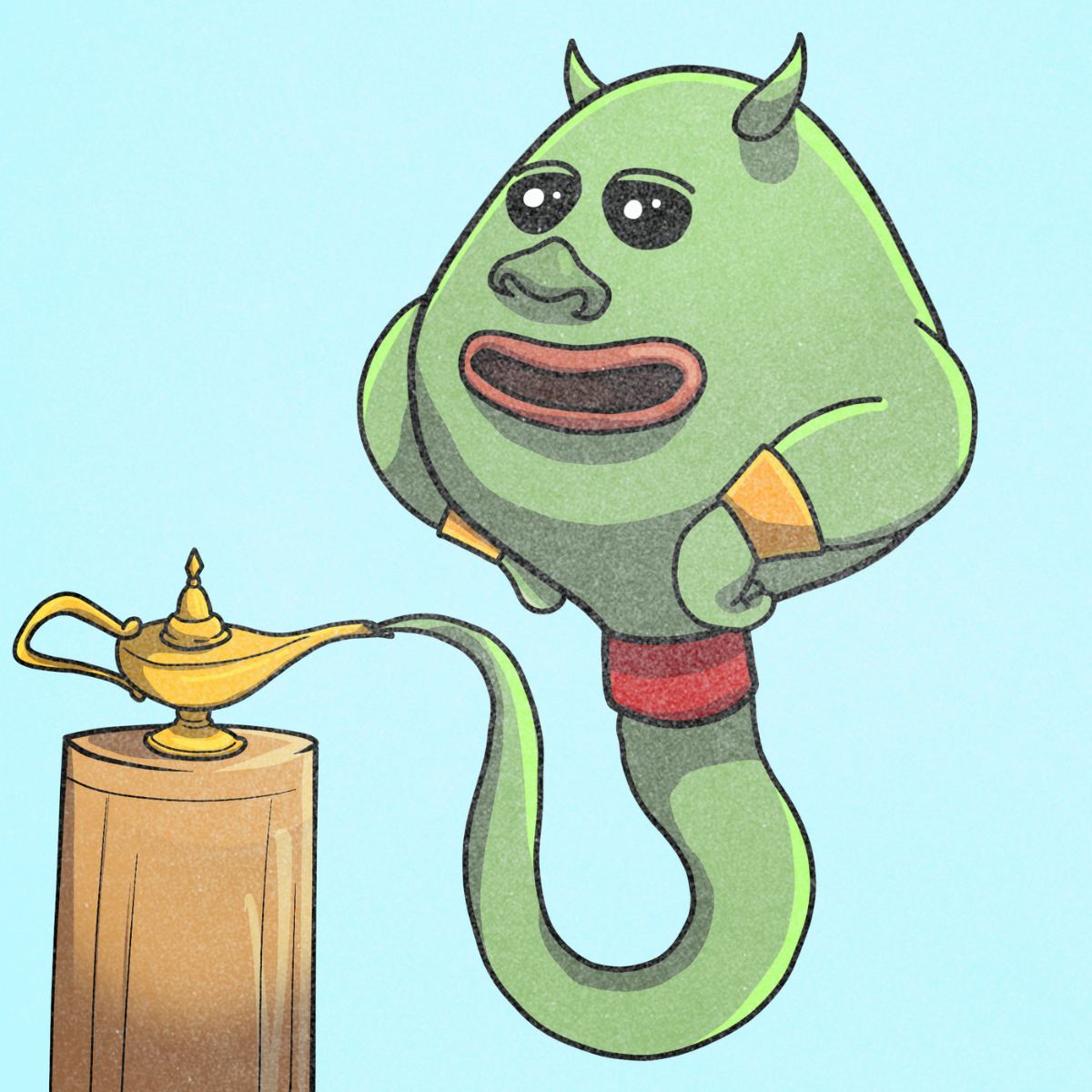 The genie and the $BRUH.