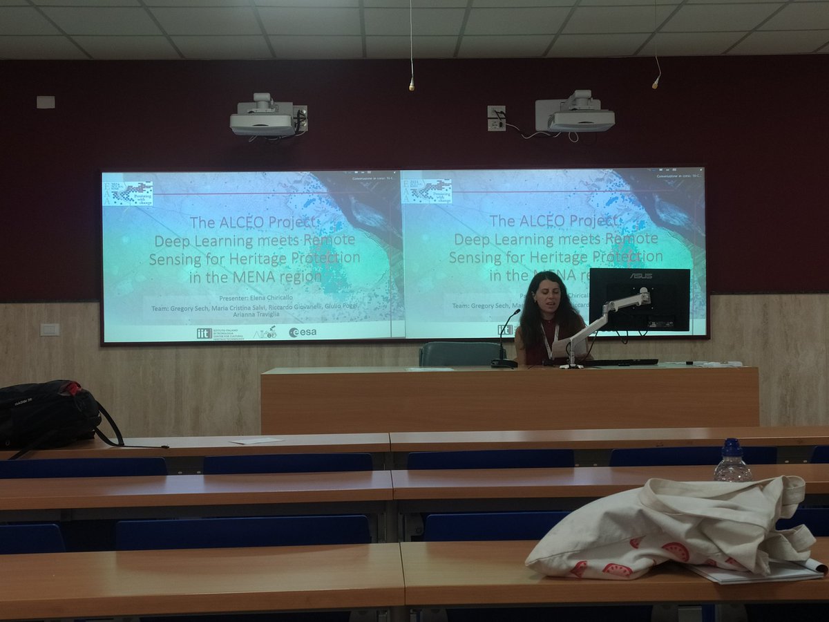 NazarijBulawka's tweet photo. Excellent session
The third paper is by Elena Chiricallo on looting monitoring 

THE #ALCEO PROJECT: DEEP LEARNING MEETS REMOTE SENSING FOR HERITAGEPROTECTION IN THE MENA REGION

@archaeologyEAA
S#745 https://t.co/S9MwlSu6CL