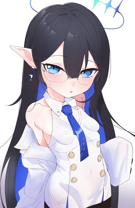 #今月描いたイラストを晒そう  
口リ化オンパレード 