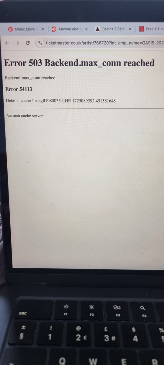 OASIS 🙉🤣🤮 definitely maybe never happening haha, <a href="/TicketmasterUK/">ticketmasteruk</a> is hungover 🤣