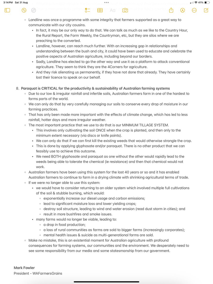 My comments on this deeply flawed article based on research &amp; consultation with <a href="/WAFarmersGrains/">WAFarmersGrains</a> and <a href="/GrainProducers/">Grain Producers Australia</a>.

<a href="/ABCaustralia/">ABC Australia</a> <a href="/pipcourtney/">Pip Courtney</a> <a href="/KathSully/">Kath Sullivan</a> <a href="/MattBrannRURAL/">Matt Brann</a>  <a href="/WAPastoralists/">WAPastoralists</a> <a href="/WAGrainsGroup/">WA Grains Group</a>