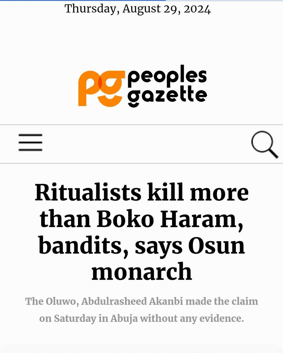 EmperorOUC's tweet photo. @chiditweets042 Despite the unending money ritual murders, ronuists have remained in abject poverty. #Ebinpawa. Quite repulsive. Pathetic https://t.co/lZv6bi3FRH