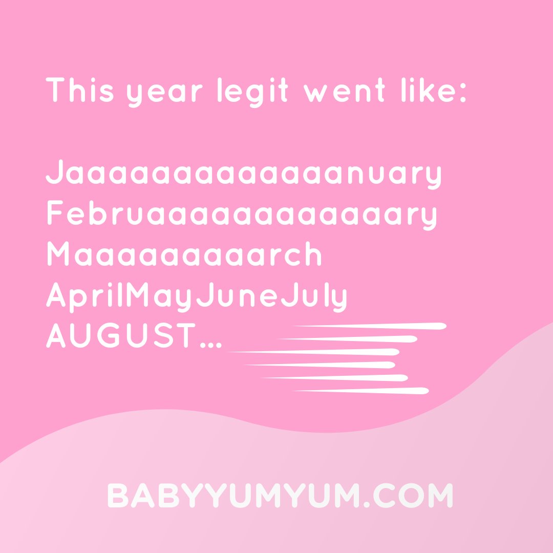 BabyYumYumSA's tweet photo. This year has flown by so quickly! Has it also for you? 
Give us a ❤️for yes, a 👍 for maybe and a 😮  for no. 

#BYY #BabyYumYum #2024 #ItsNearlySpring #YearHasFlownBy #AnotherYearAlmostGone #TimeFlies #YearInReview #ReflectingOn2024 https://t.co/DaaSdMhdEA