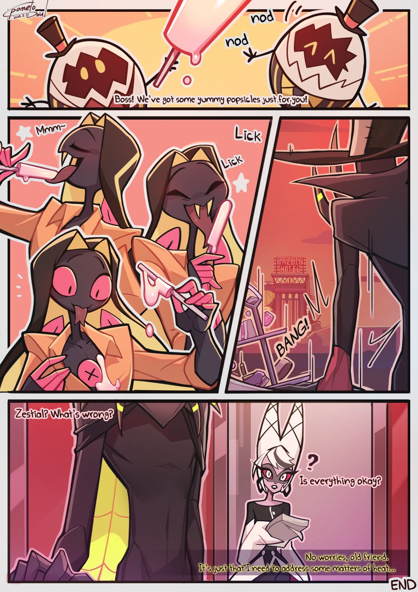 What a Scorching View!☀😋
#HazbinHotel #SirPentious #zestial 