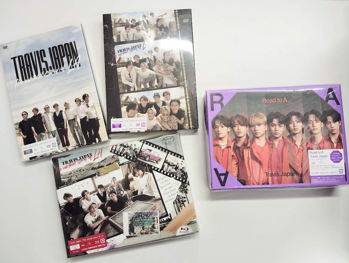 TravisJapan DVD LA FC限定盤B TravisJapan the untold story of LA FC限定盤 - メルカリ