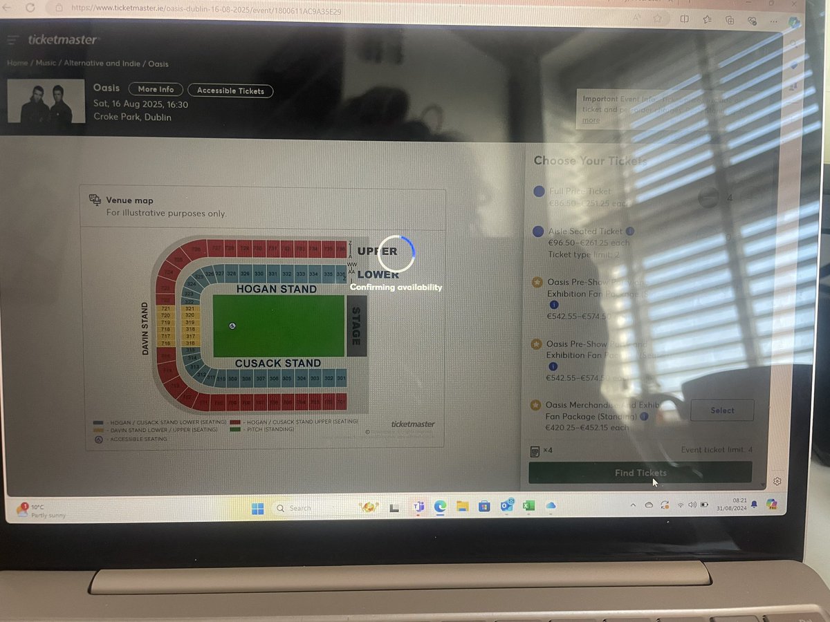 When you get in and then it doesn't confirm and then crashes... so close but so far 😿 #oasis2025 #Ticketmaster