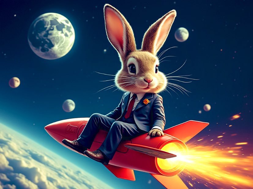 <a href="/rockyrabbitio/">RabBitcoin</a> Rocky Rabbit to the Moon 🌕 🐰🚀