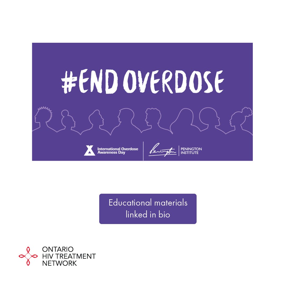 August 31 marks International Overdose Awareness Day. Today is a day to remember the lives lost to overdose and show support for those affected. 

Overdose can be prevented. Take a look at the three resources we’re sharing to learn more.