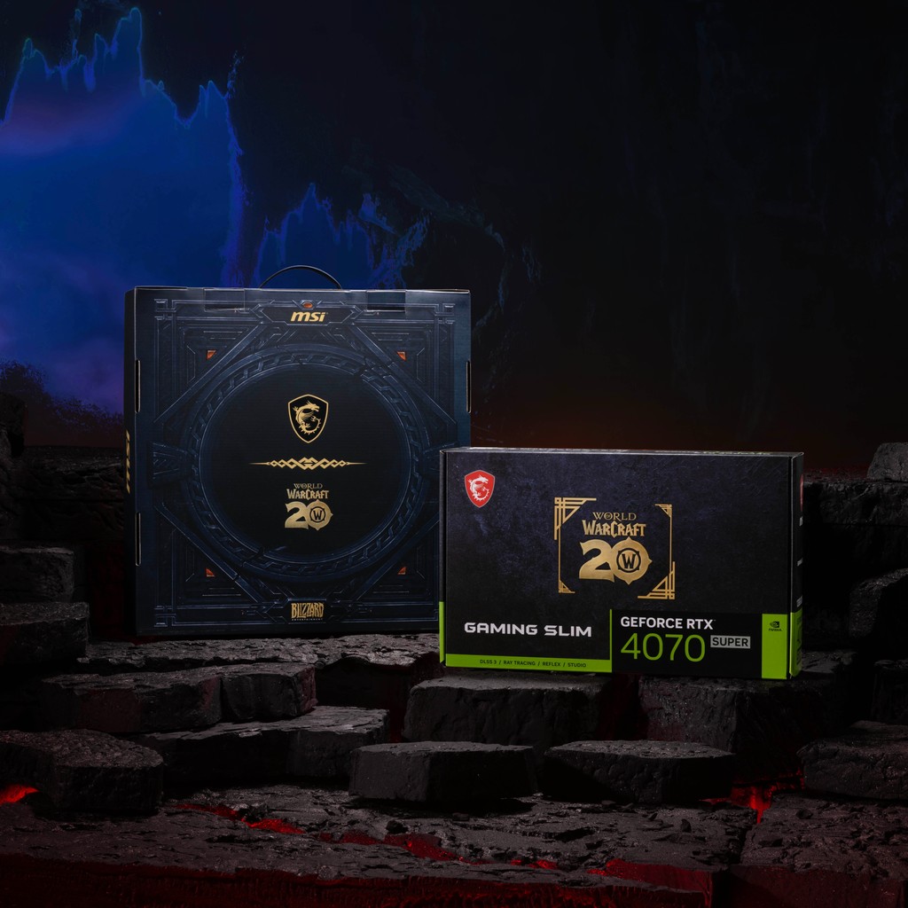 msigaming's tweet image. Visit the GeForce RTX 4070 SUPER 12G GAMING SLIM World of Warcraft EDITION, hidden deep within the caverns...

✅COMMENT with #MSIxWorldofWarcraft to join our celebration!

Learn more: msi.gm/m_MSIxWOW

#RTX40 #GamingSLIM #WorldofWarcraft

*T&amp;amp;C Apply.